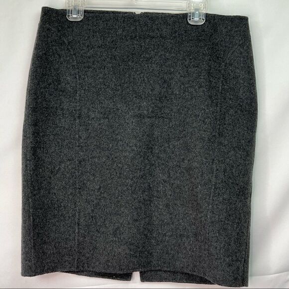 Talbots Gray Wool Blend skirt - Picture 1 of 15
